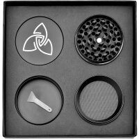 ZEN Basic Grinder Schwarz 49mm, 4-teilig
