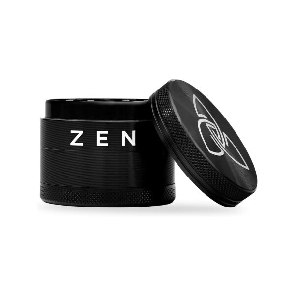 ZEN Alu Grinder Schwarz 49mm, 4-teilig