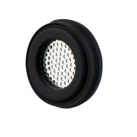 Relict strainer with silicone insert