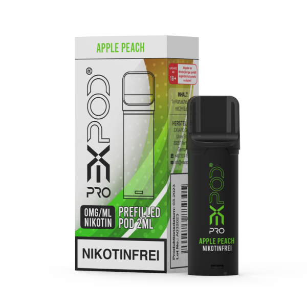 Expod Pro POD 0mg - Apple Peach (nikotinfrei)