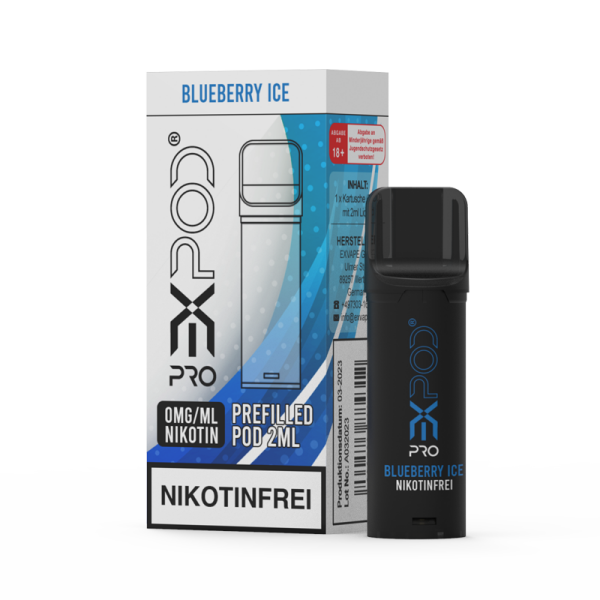 Expod Pro POD 0mg - Blueberry Ice (nikotinfrei)