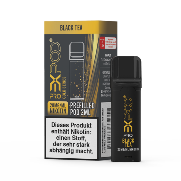 Expod Pro POD 20mg - Gold Series - Black Tea