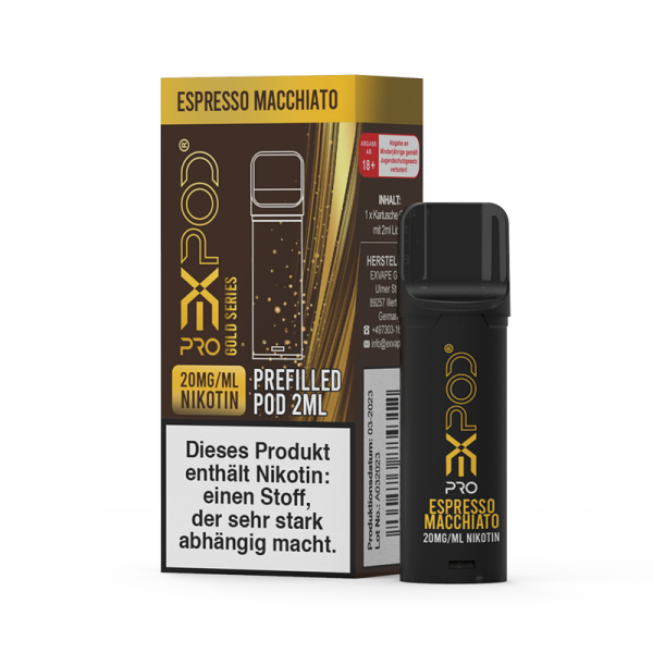 Expod Pro POD 20mg - Gold Series - Espresso Macchiato