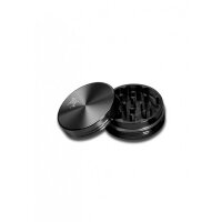 Black Leaf Alu Grinder 2-teilig mit Magnetverschluss